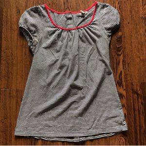 Forever 21 Y2K Era Striped Short Sleeve Tee Shirt